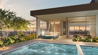 Área de wellness do Almá Pinheiros