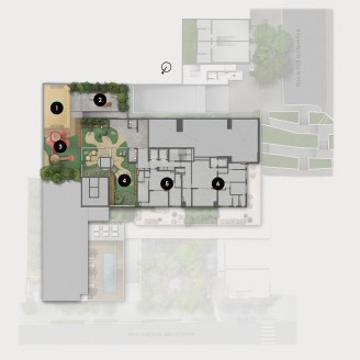 Implantação 2º pavimento — Almá Pinheiros